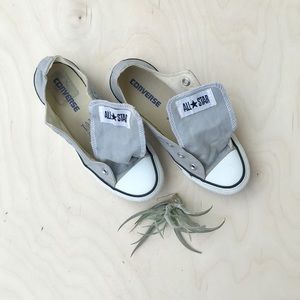 Light Grey Converse Low Tops